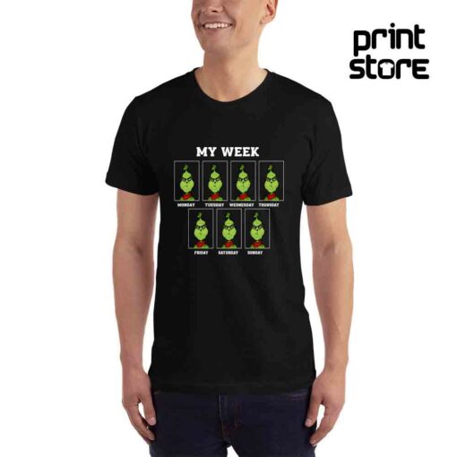 My-Week-Grinch--Muška-crna-majica-kratak-rukav