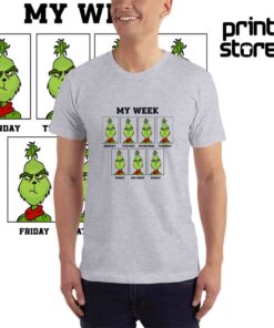 My-Week-Grinch--Muška-siva-majica-kratak-rukav