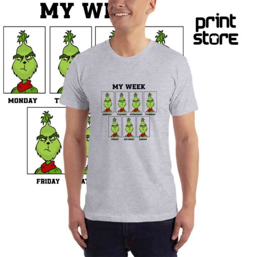 My-Week-Grinch--Muška-siva-majica-kratak-rukav