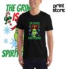 The-grinch-is-my-spirit-animal-Muška-crna-majica-kratak-rukav