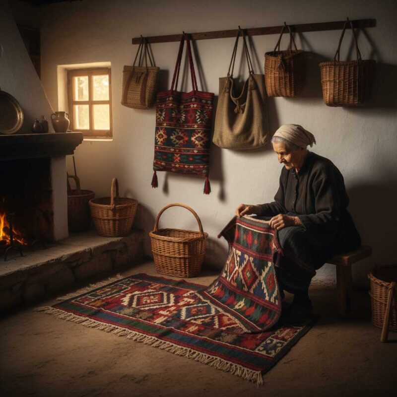 Stari način tkanja torbi - cegera Print Store