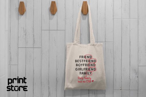 Only Family has no END - ceger sa štampom Print Store